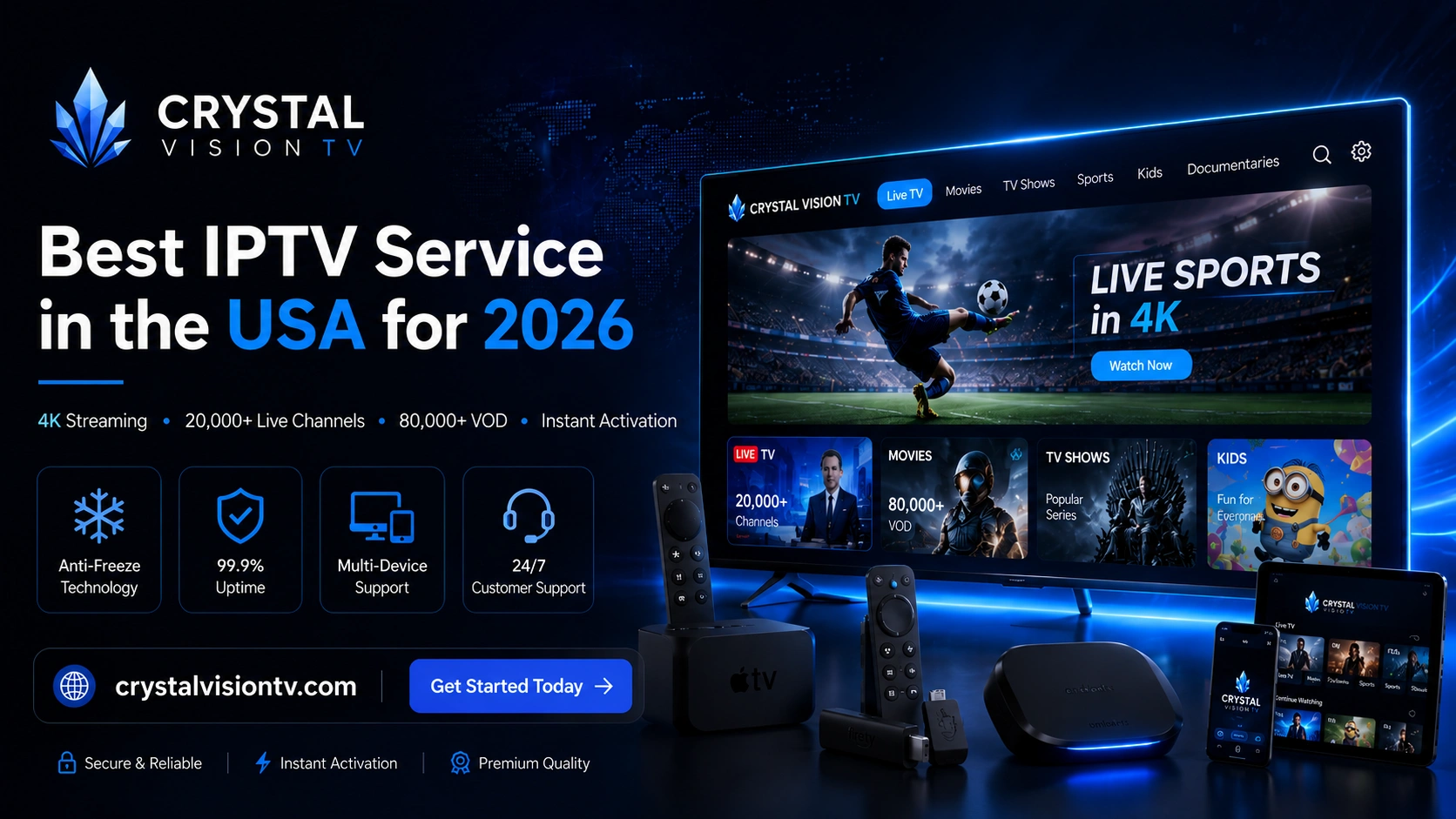 Best IPTV Service in the USA for 2026